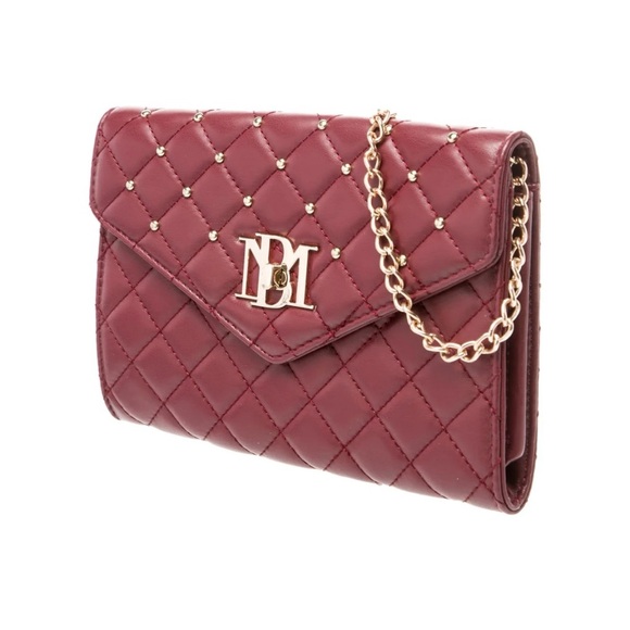 NWT - Badgley Mischka Diamond Quilt Convertible Crossbody Bag - Picture 6 of 6